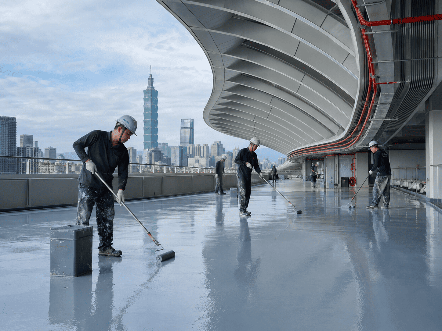 Ứng dụng sản phẩm YU TAI PAINT trong các công trình công cộng trọng điểm