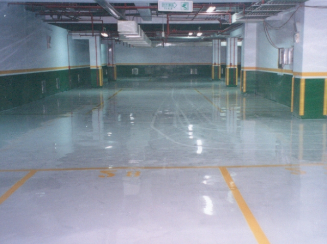 Sàn Epoxy bãi đỗ xe